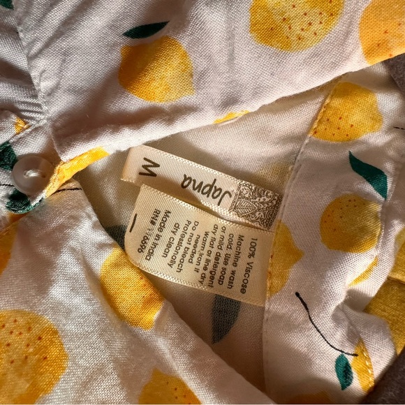 Japna Yellow and Green Button Down Shirt with Playful Design - Picture 4 of 4